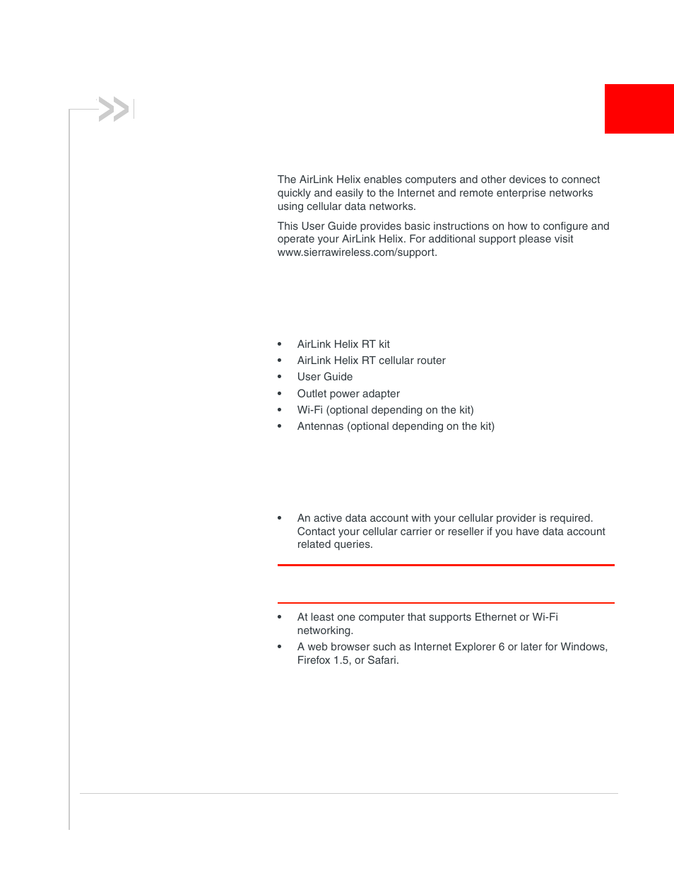 Introduction, What’s included with the airlink helix, What else do you need to get started | Sony AIRLINK HELIX 2140847 User Manual | Page 11 / 63