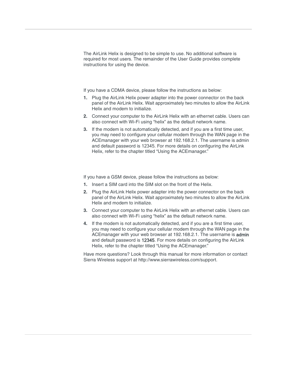 Getting going (the quick version), Cdma, Getting going (the | Quick version) | Sony AIRLINK HELIX 2140847 User Manual | Page 12 / 63