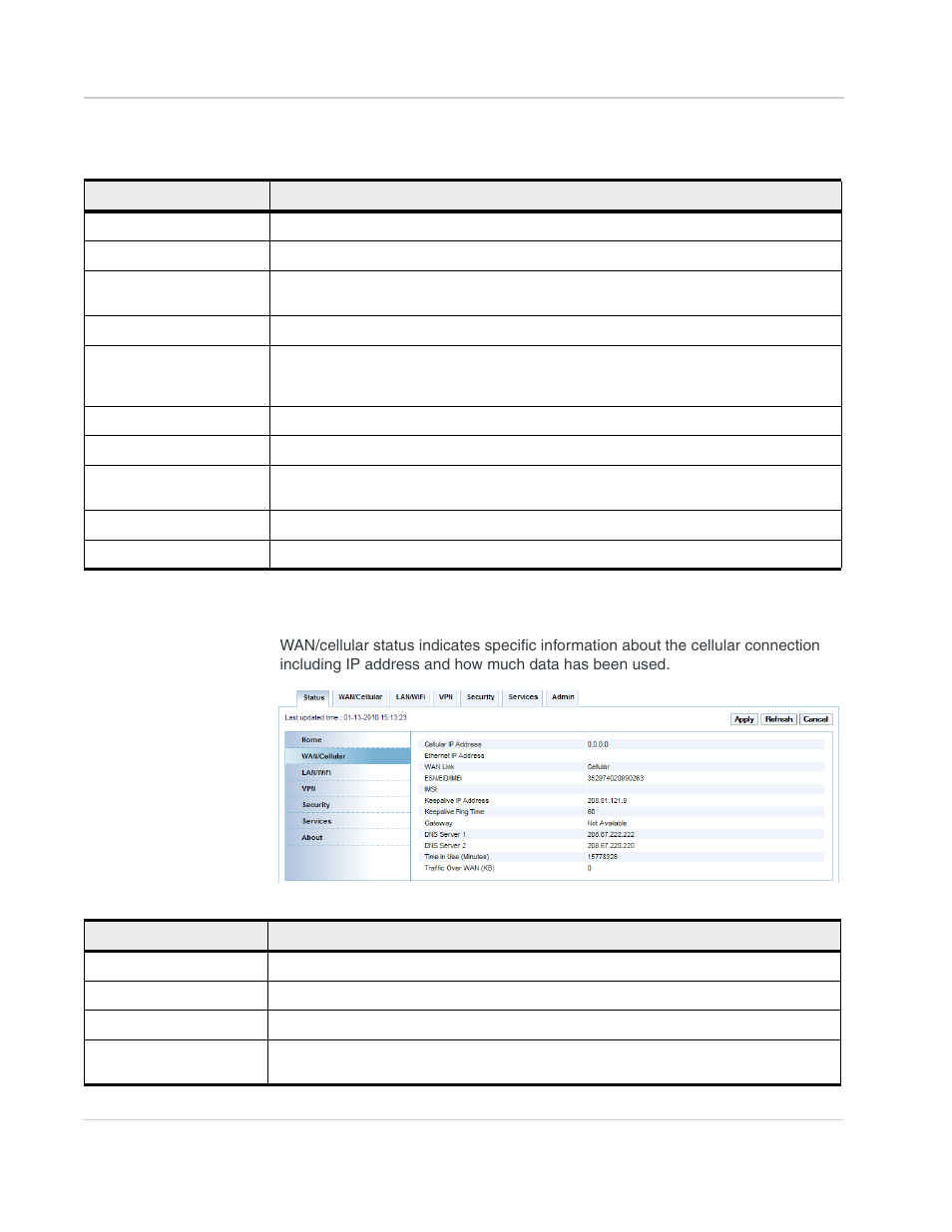 Wan/cellular | Sony AIRLINK HELIX 2140847 User Manual | Page 26 / 63