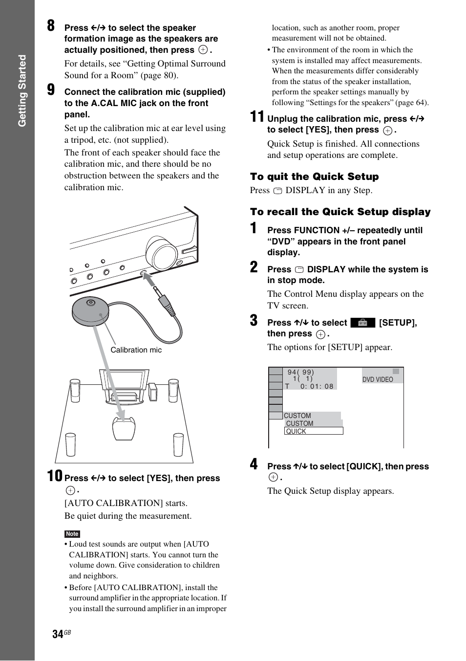 Sony DAV-HDX685 User Manual | Page 34 / 116