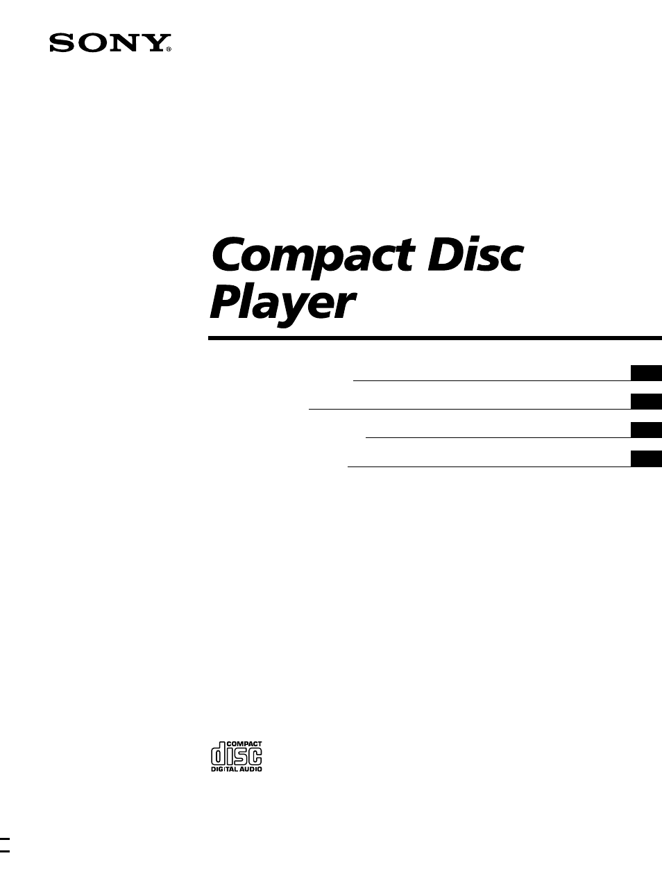 Sony CDP-CE515 User Manual | 112 pages