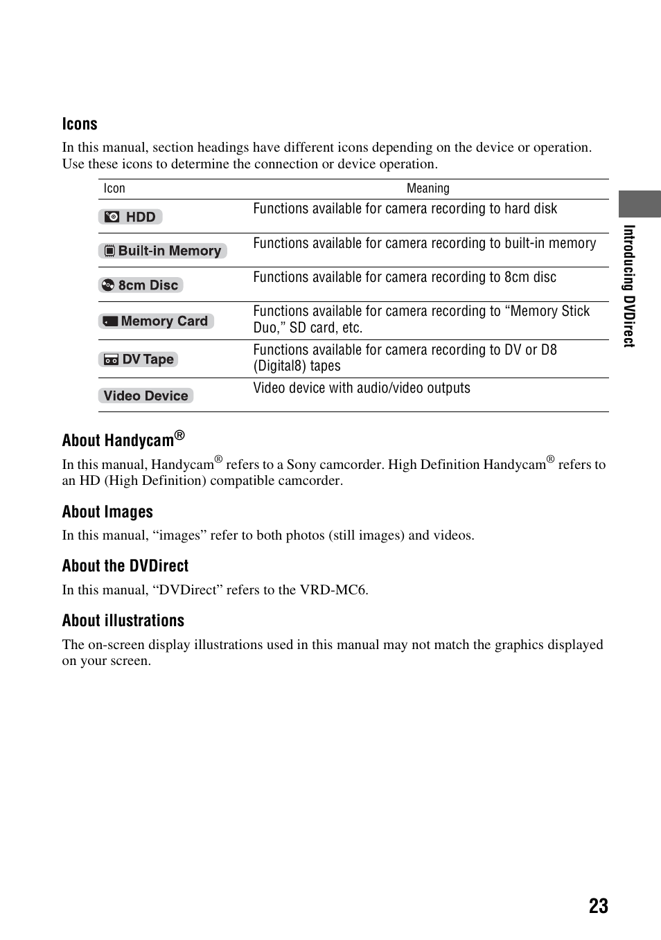 Sony VRD-MC6 User Manual | Page 23 / 92