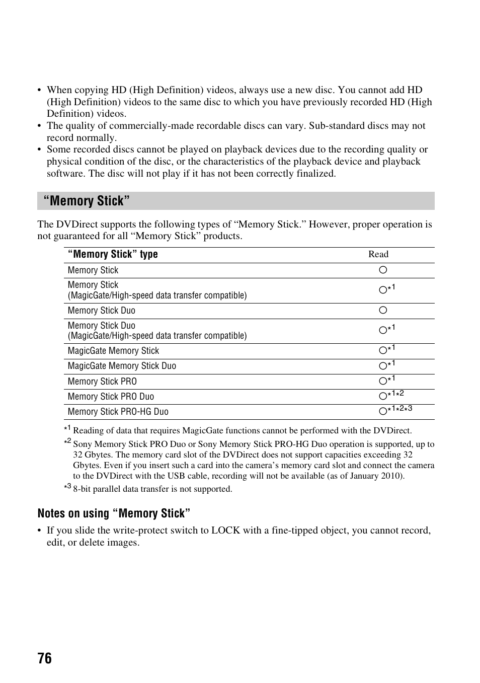 Sony VRD-MC6 User Manual | Page 76 / 92