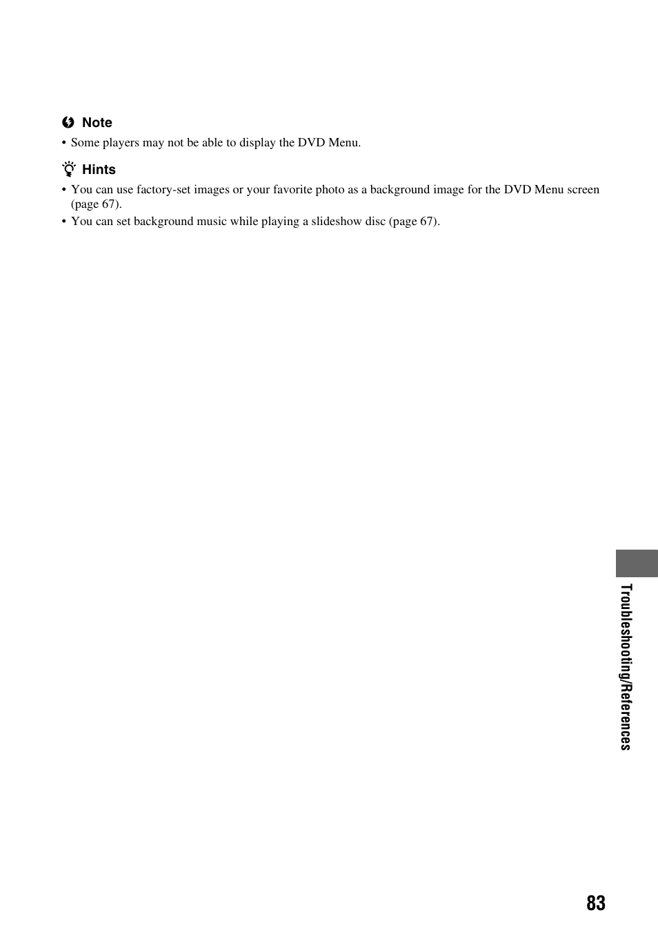 Sony VRD-MC6 User Manual | Page 83 / 92