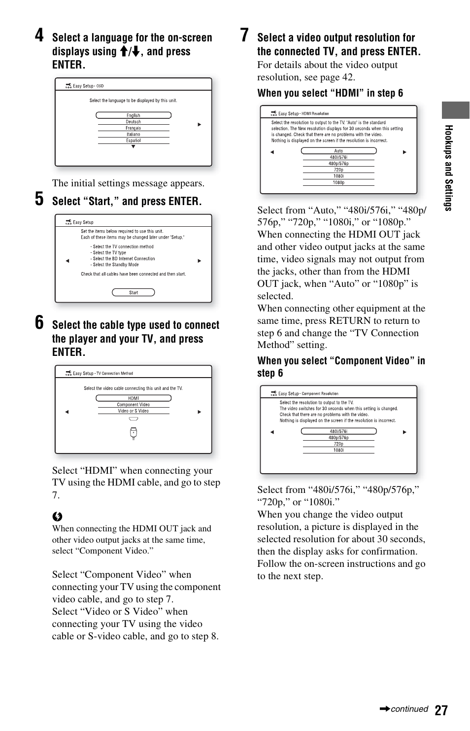 Sony BDP-S350 User Manual | Page 27 / 71