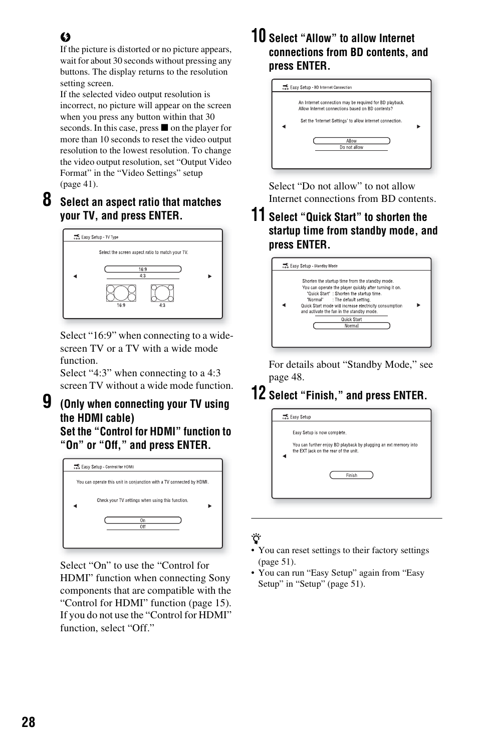 Sony BDP-S350 User Manual | Page 28 / 71