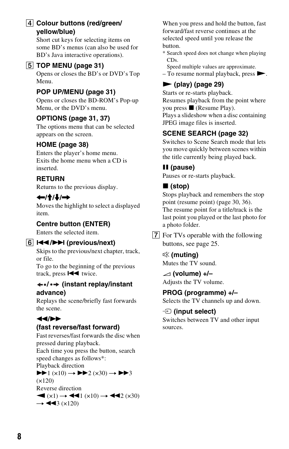 Sony BDP-S350 User Manual | Page 8 / 71