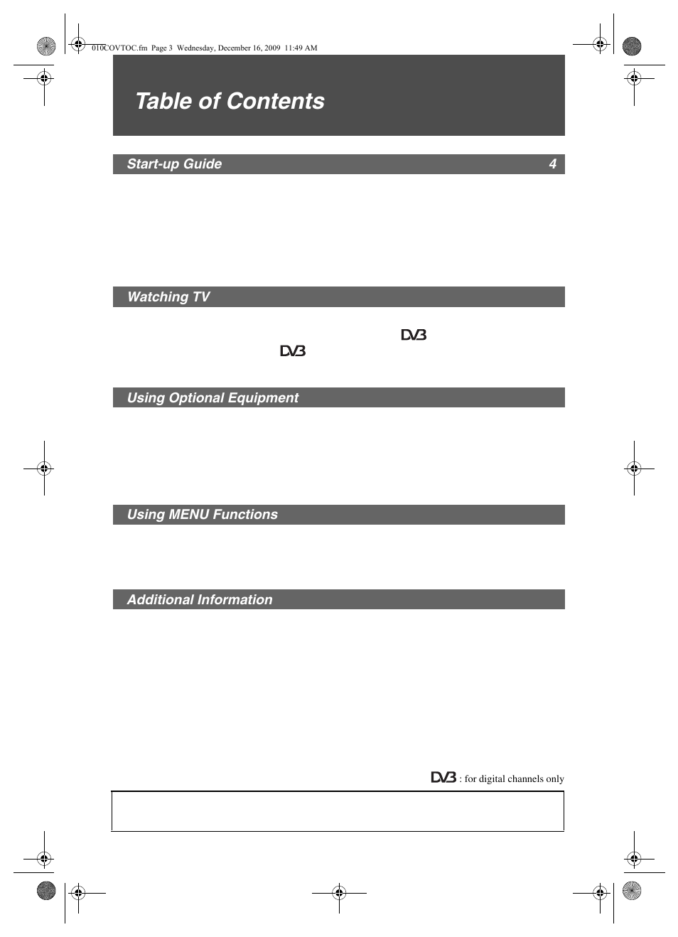 Sony BRAVIA KDL-22EX3xx User Manual | Page 3 / 39