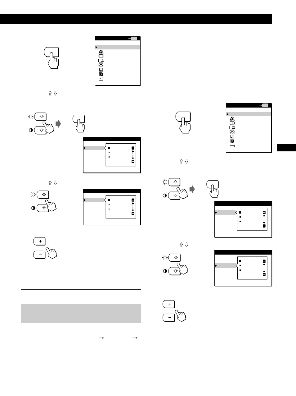 Getting started customizing your monitor | Sony CPD-L181A User Manual | Page 13 / 96