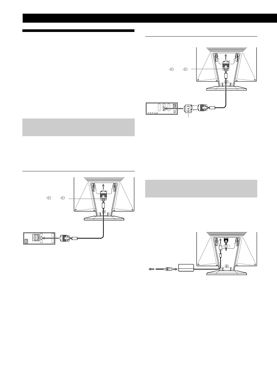 Installation, Préparation, 1re étape : raccordez le moniteur à l’ordinateur | 2e étape : branchez le cordon d’alimentation | Sony CPD-L181A User Manual | Page 24 / 96