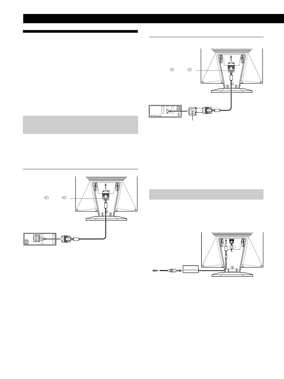 Anschließen des geräts, Vorbereitungen, Schritt 2: schließen sie das netzkabel an | Sony CPD-L181A User Manual | Page 42 / 96