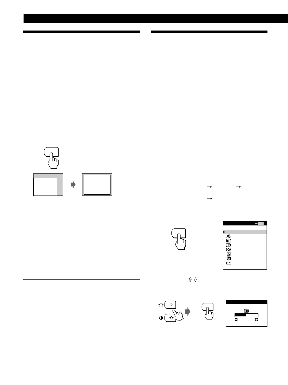 Regolazione automatica dell’immagine, Personalizzazione del monitor | Sony CPD-L181A User Manual | Page 82 / 96