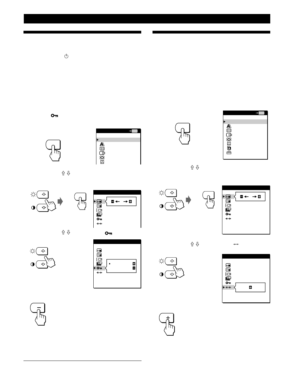 Blocco dei comandi, Reimpostazione delle regolazioni, Personalizzazione del monitor | Sony CPD-L181A User Manual | Page 88 / 96