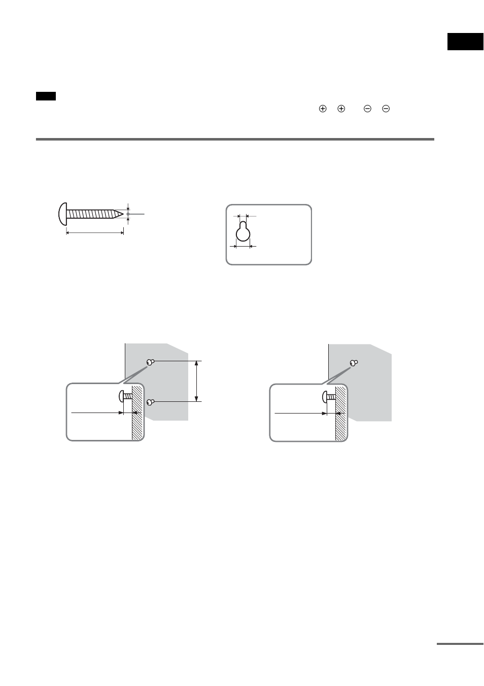 Installing the speakers on the wall, Ge tting star te d | Sony DAV-FX80 User Manual | Page 21 / 104