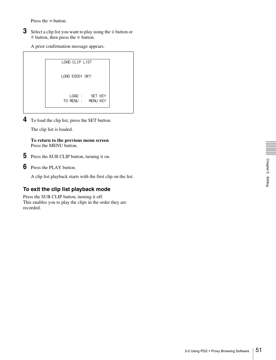 Sony PDW-1500 User Manual | Page 51 / 84