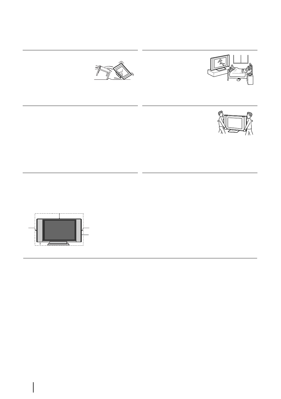 Safety information, Table 1 | Sony KE-P37XS1 User Manual | Page 4 / 196