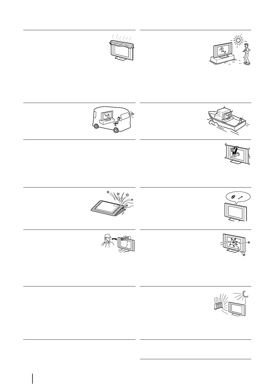 Installation and moving | Sony KE-P37XS1 User Manual | Page 6 / 196
