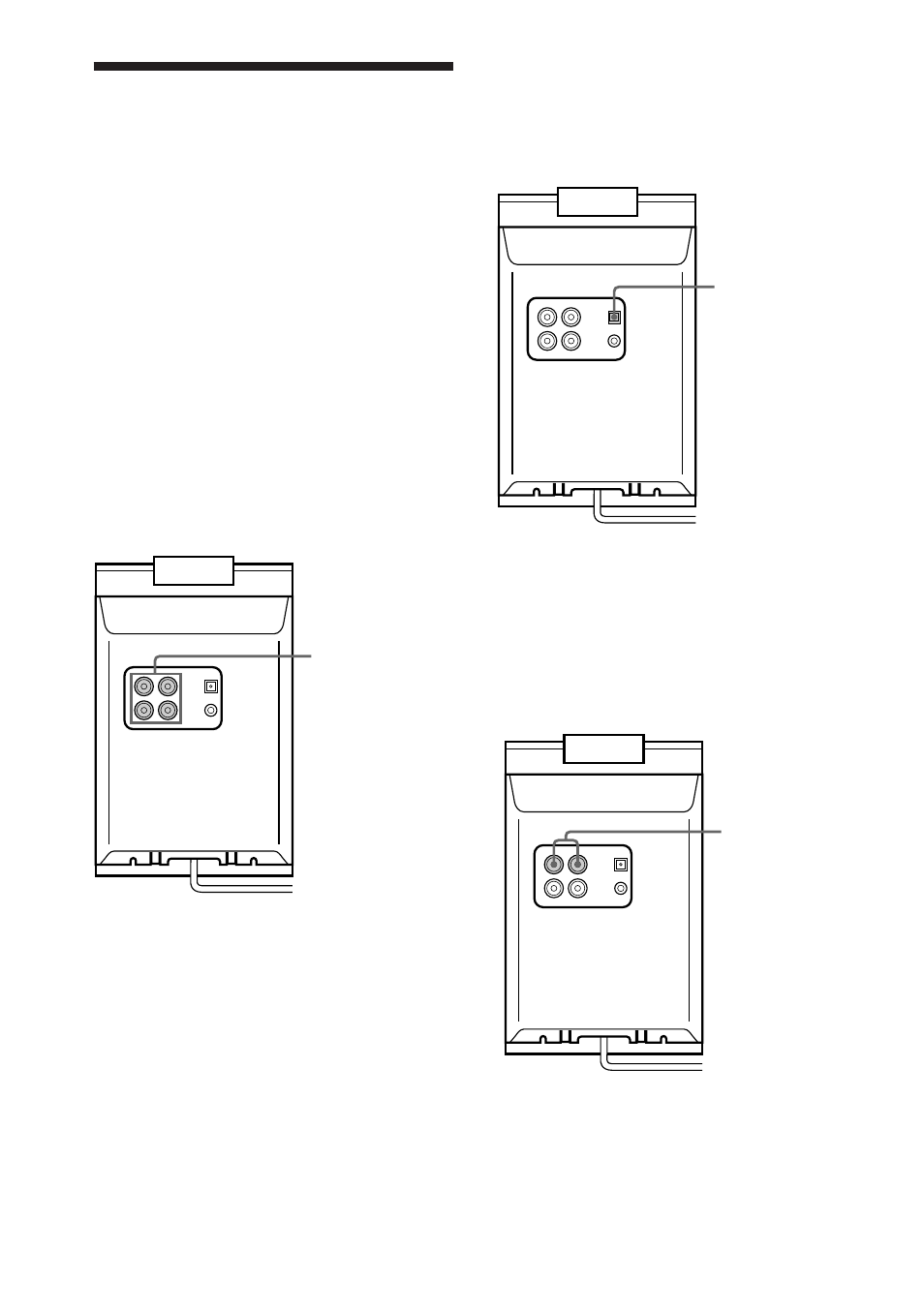 Connecting optional av components, Connecting audio components, Connecting a vcr | Sony CMT-ED1/ED1A User Manual | Page 10 / 36