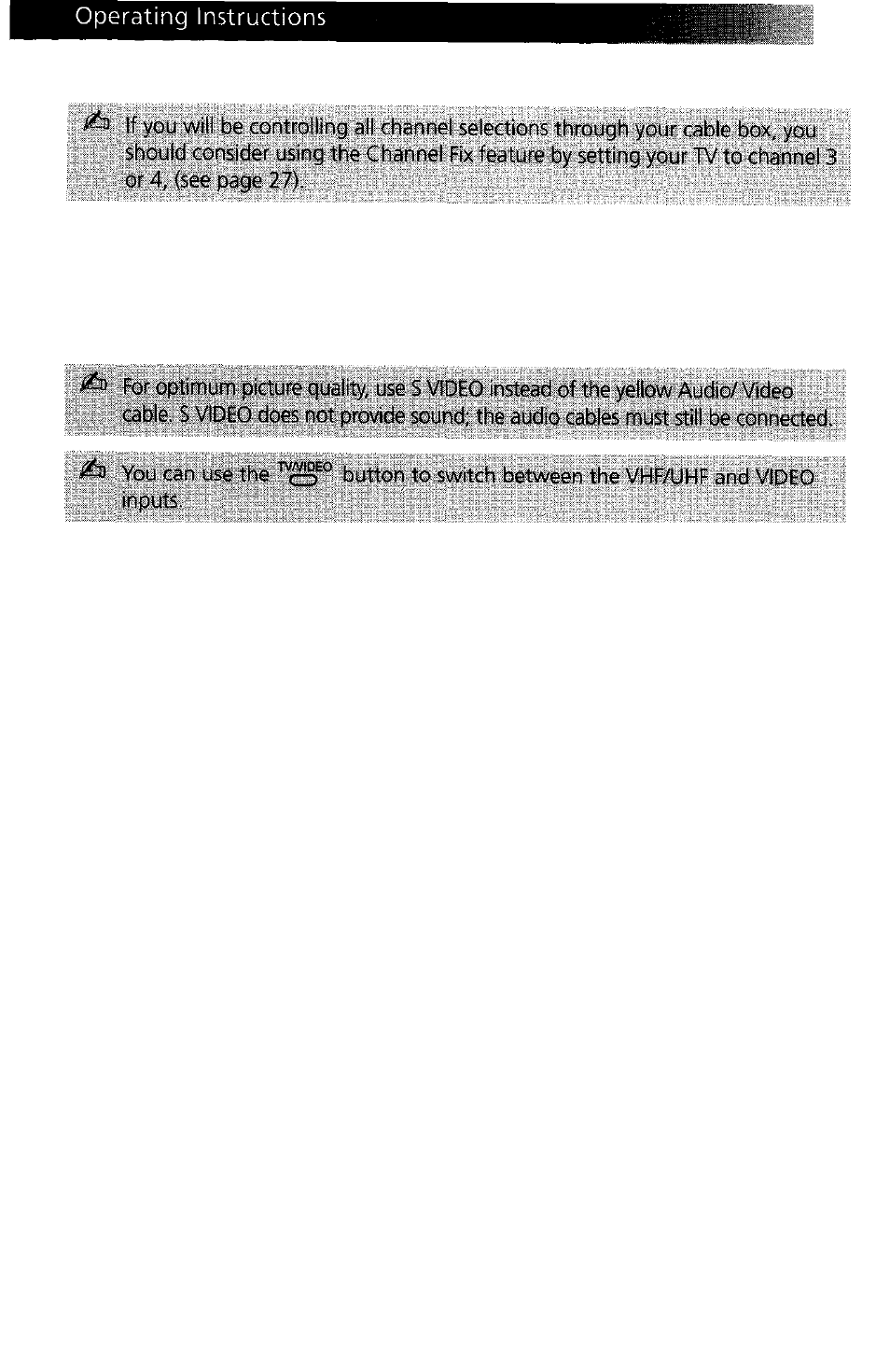 Sony WEGA KV-27FS13 User Manual | Page 16 / 61