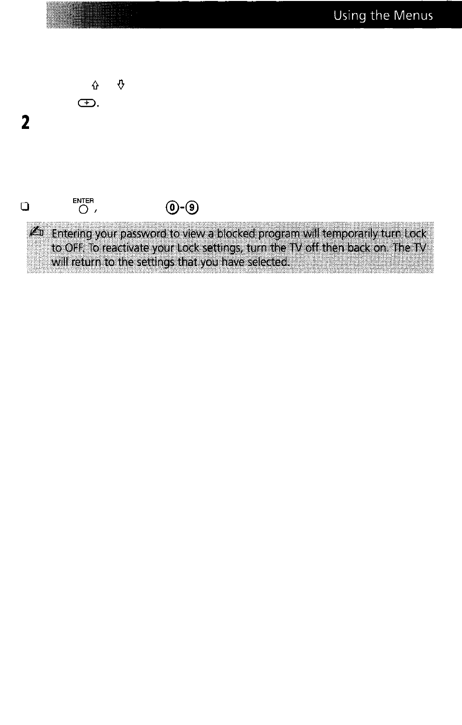 Changing password, Changing your password 1, Information for parents | Sony WEGA KV-27FS13 User Manual | Page 41 / 61