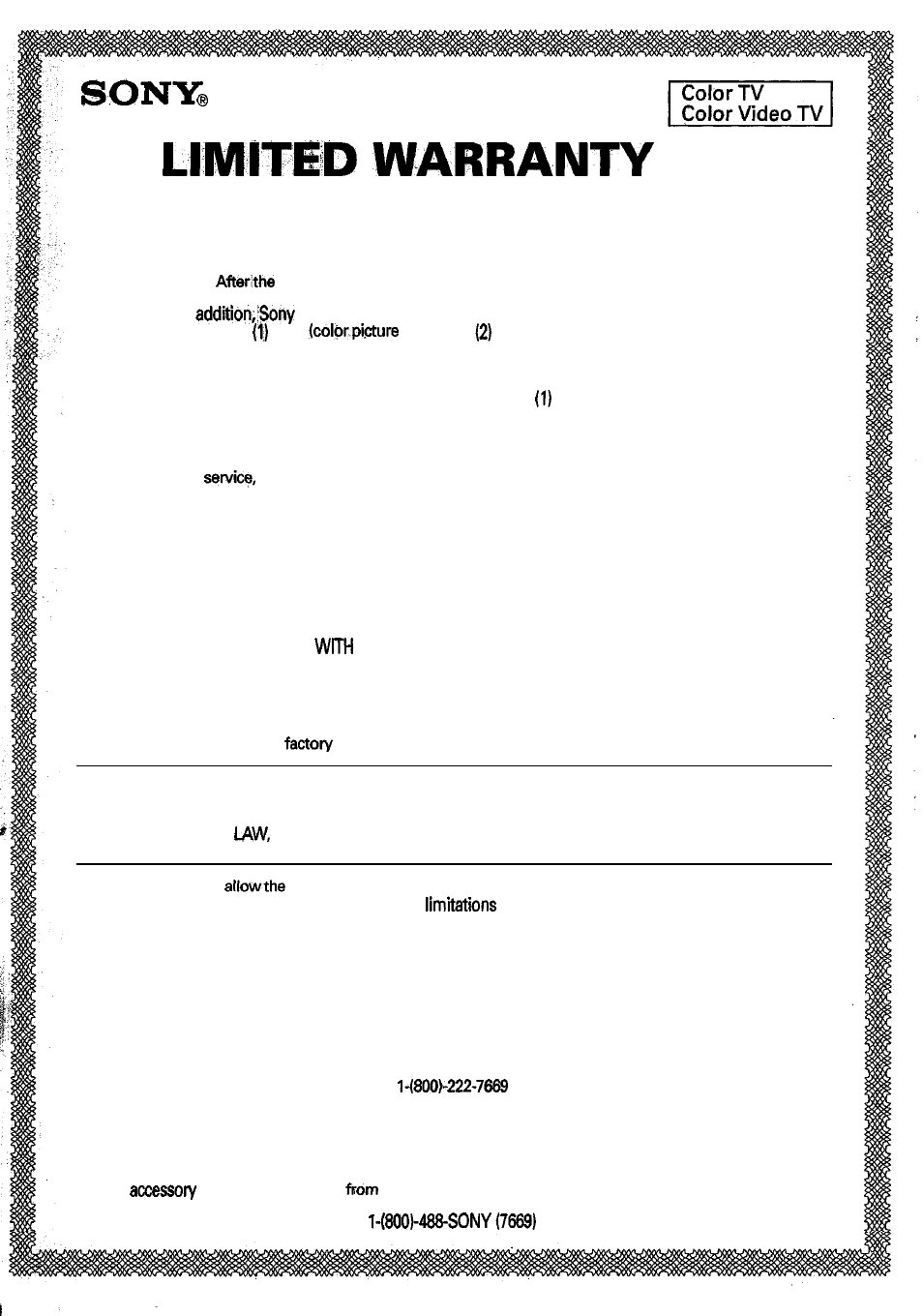 Sony WEGA KV-27FS13 User Manual | Page 59 / 61