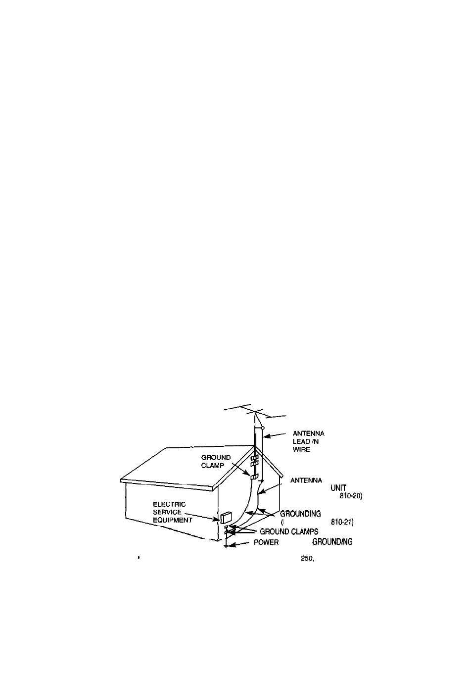 Antennas, Grounding or polarization, Outdoor antenna grounding | Antenna grounding according to the nec, Lightning | Sony WEGA KV-27FS13 User Manual | Page 6 / 61