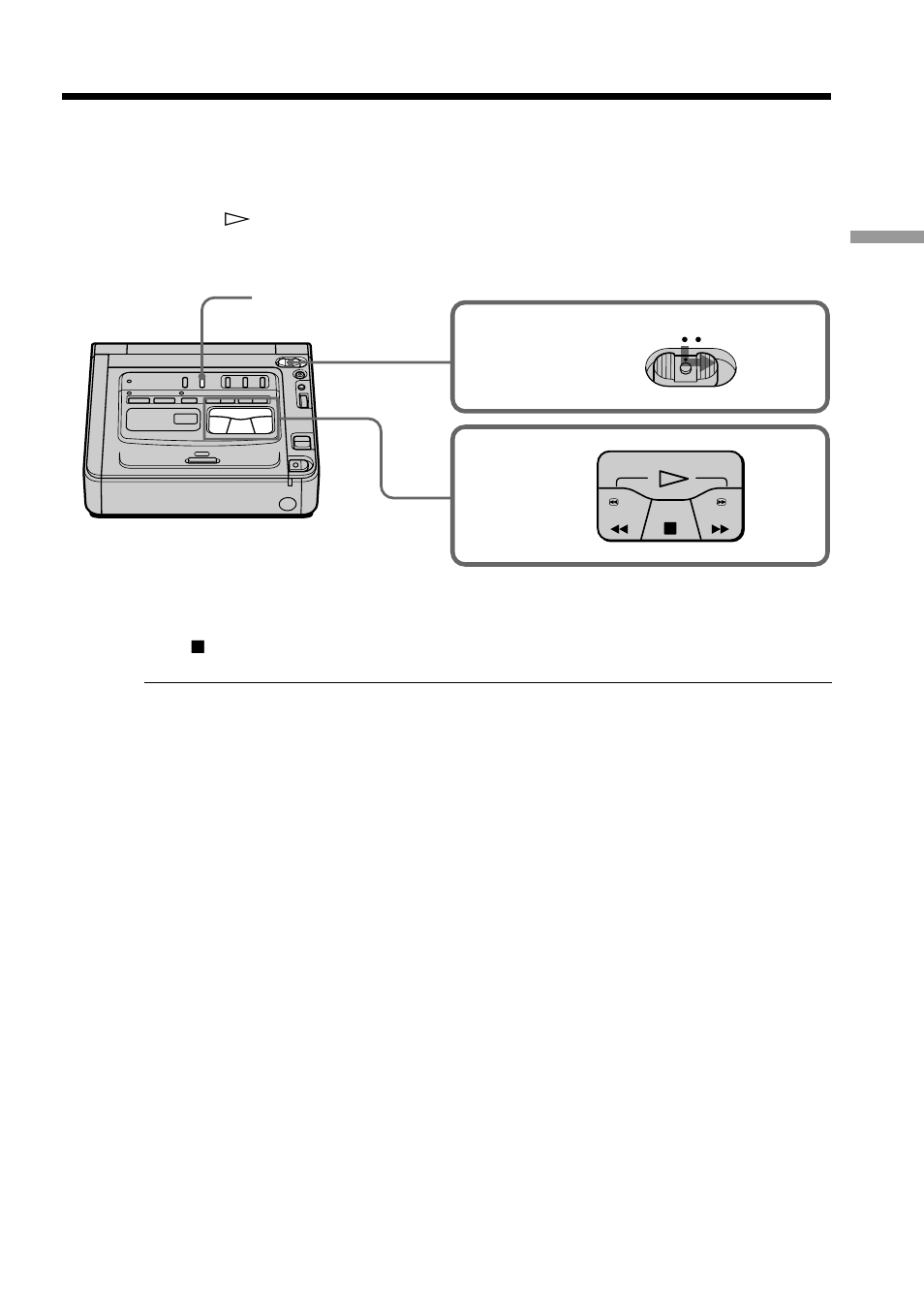 Basic operations, Playing back a tape | Sony GV-D200 User Manual | Page 13 / 76