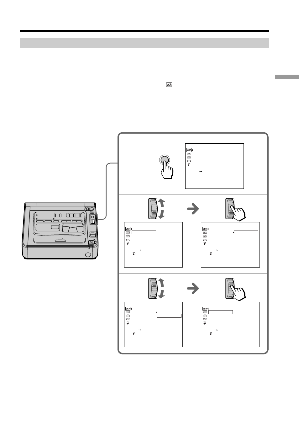 Sony GV-D200 User Manual | Page 15 / 76