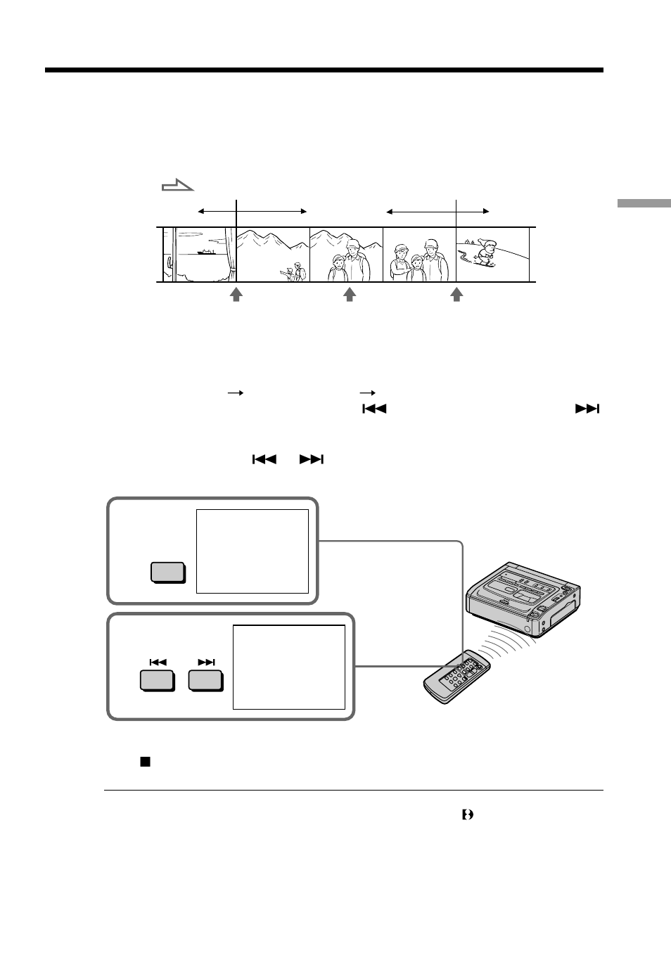 Searching with recording date – date search, Searching with recording date, Date search | Sony GV-D200 User Manual | Page 27 / 76
