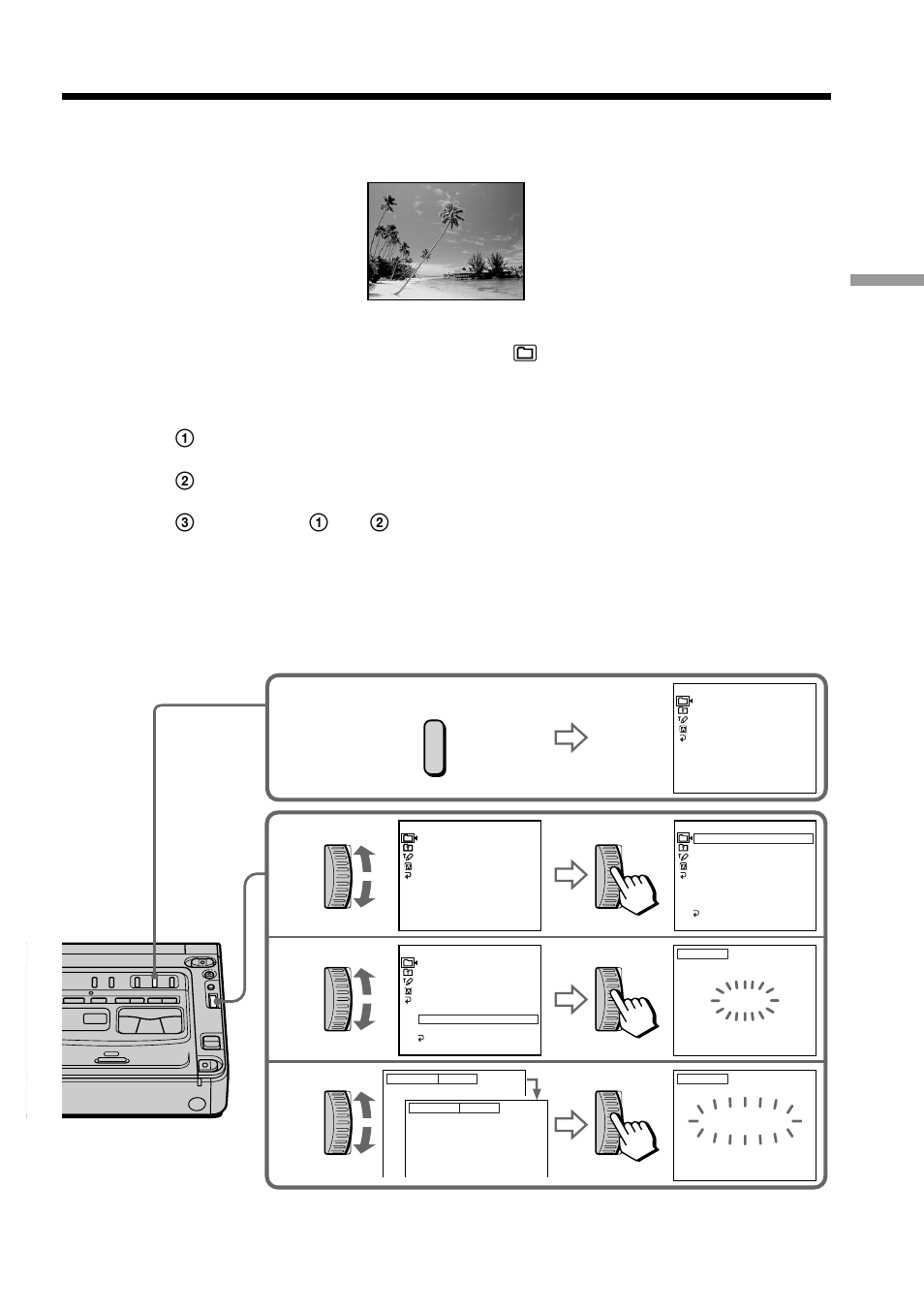 Superimposing a title | Sony GV-D200 User Manual | Page 31 / 76