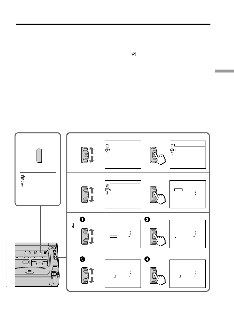 Making your own titles, Title | Sony GV-D200 User Manual | Page 33 / 76