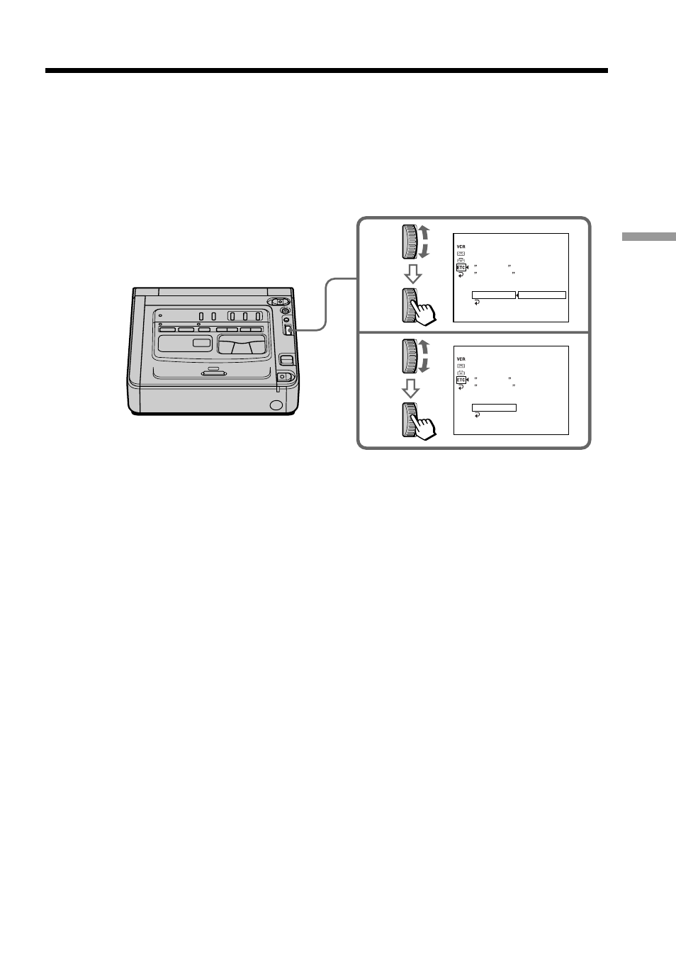 Confirming the other (recording) vcr operation, If the other (recording) vcr operates correctly | Sony GV-D200 User Manual | Page 41 / 76