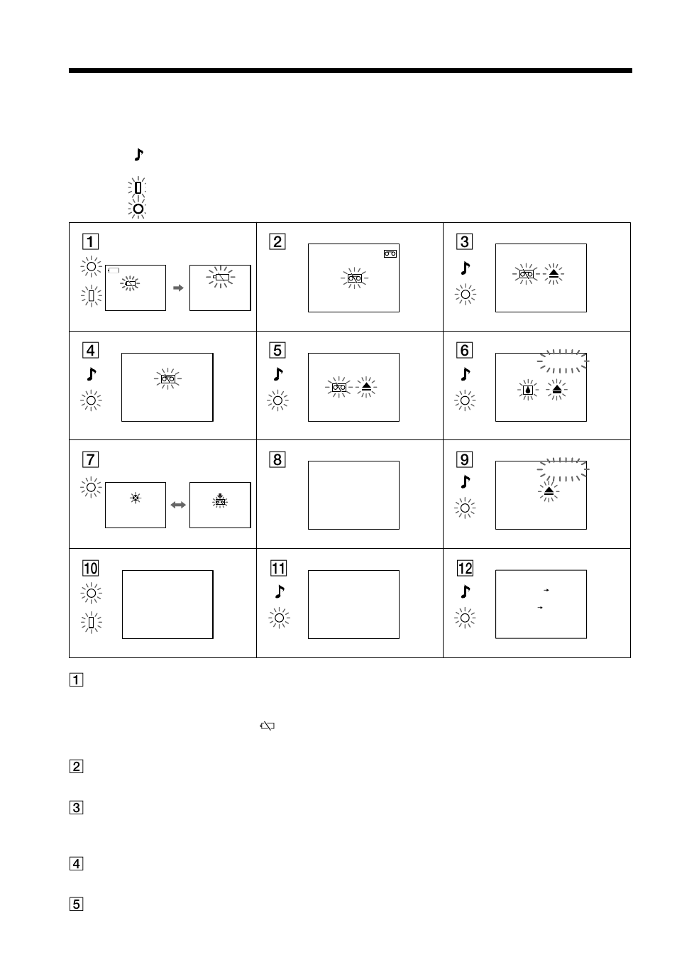 Warning indicators and messages | Sony GV-D200 User Manual | Page 64 / 76