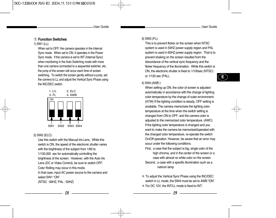 Samsung SCC-101BP User Manual | Page 12 / 99