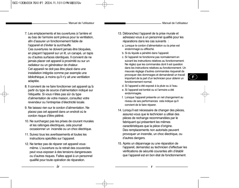 Samsung SCC-101BP User Manual | Page 17 / 99