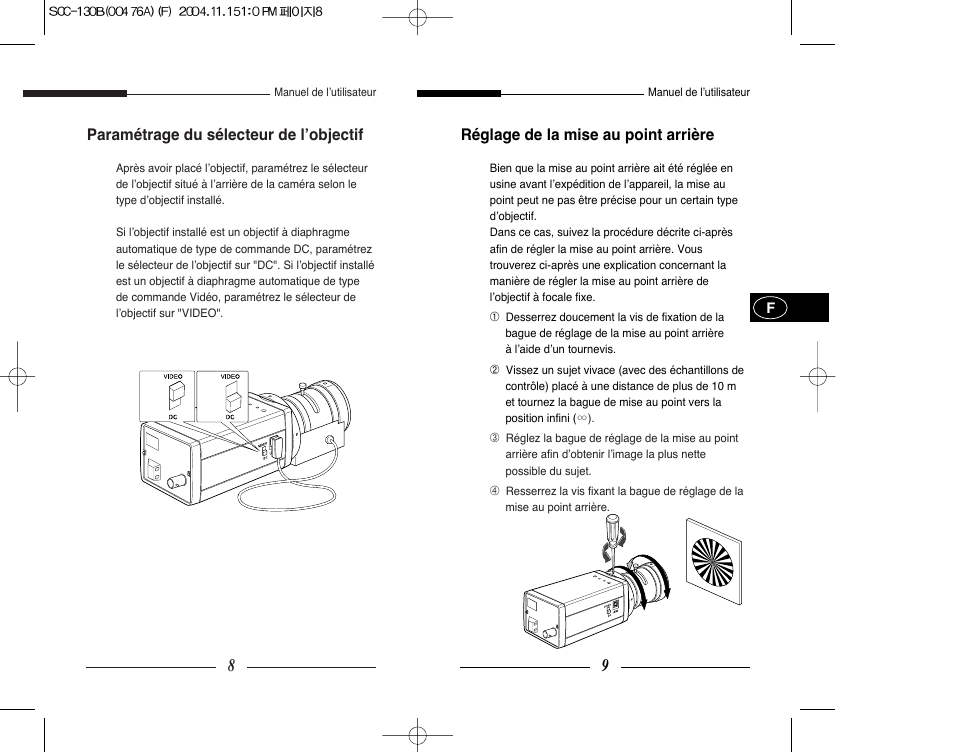 Samsung SCC-101BP User Manual | Page 21 / 99