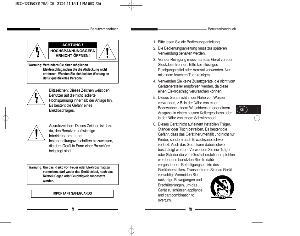 Samsung SCC-101BP User Manual | Page 30 / 99