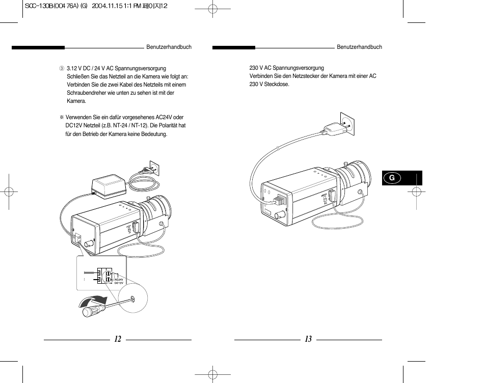 Samsung SCC-101BP User Manual | Page 37 / 99