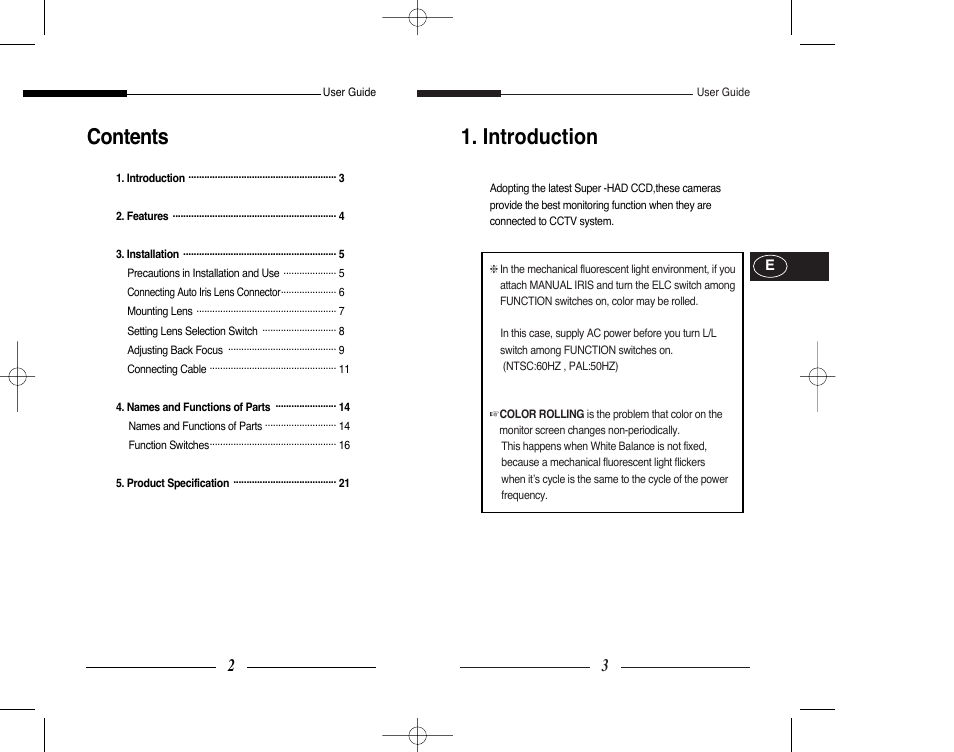 Samsung SCC-101BP User Manual | Page 4 / 99