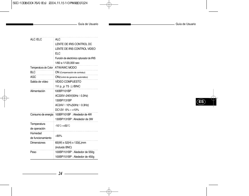 Samsung SCC-101BP User Manual | Page 57 / 99