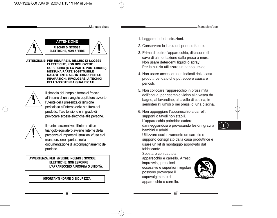 Samsung SCC-101BP User Manual | Page 58 / 99