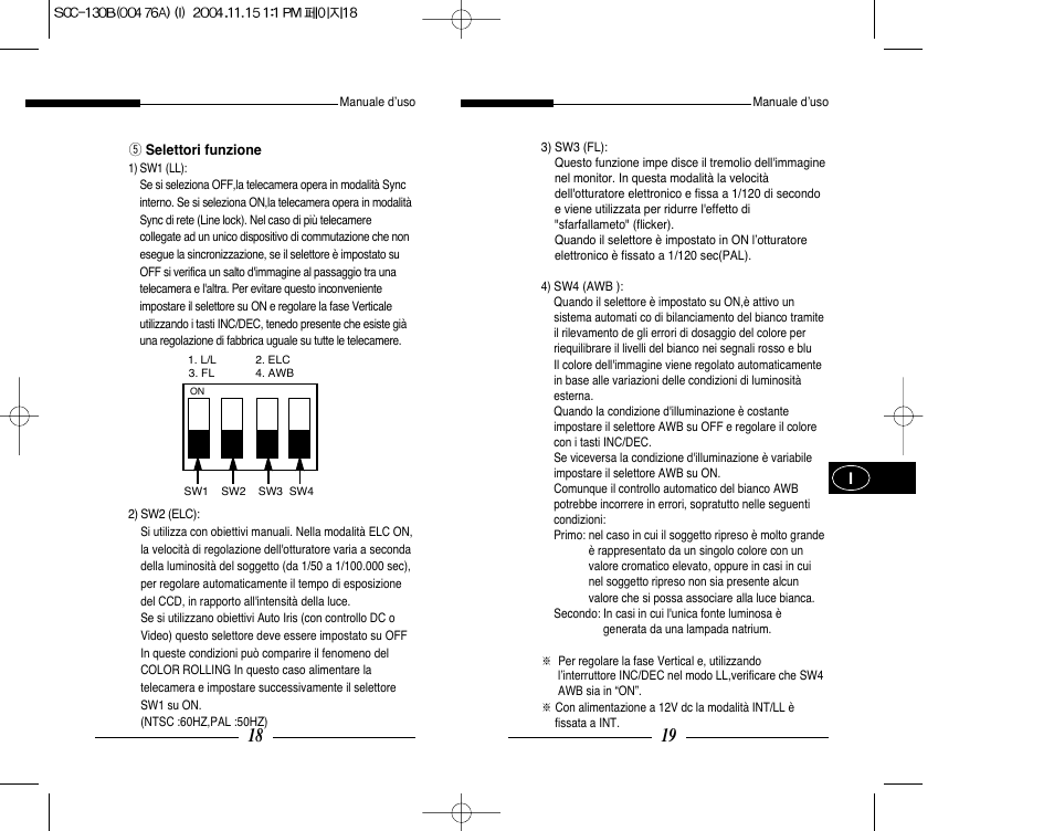 Samsung SCC-101BP User Manual | Page 68 / 99