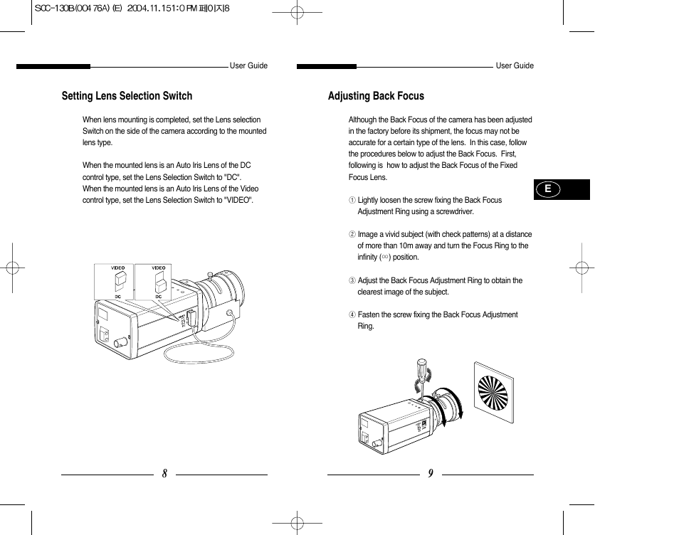 Samsung SCC-101BP User Manual | Page 7 / 99