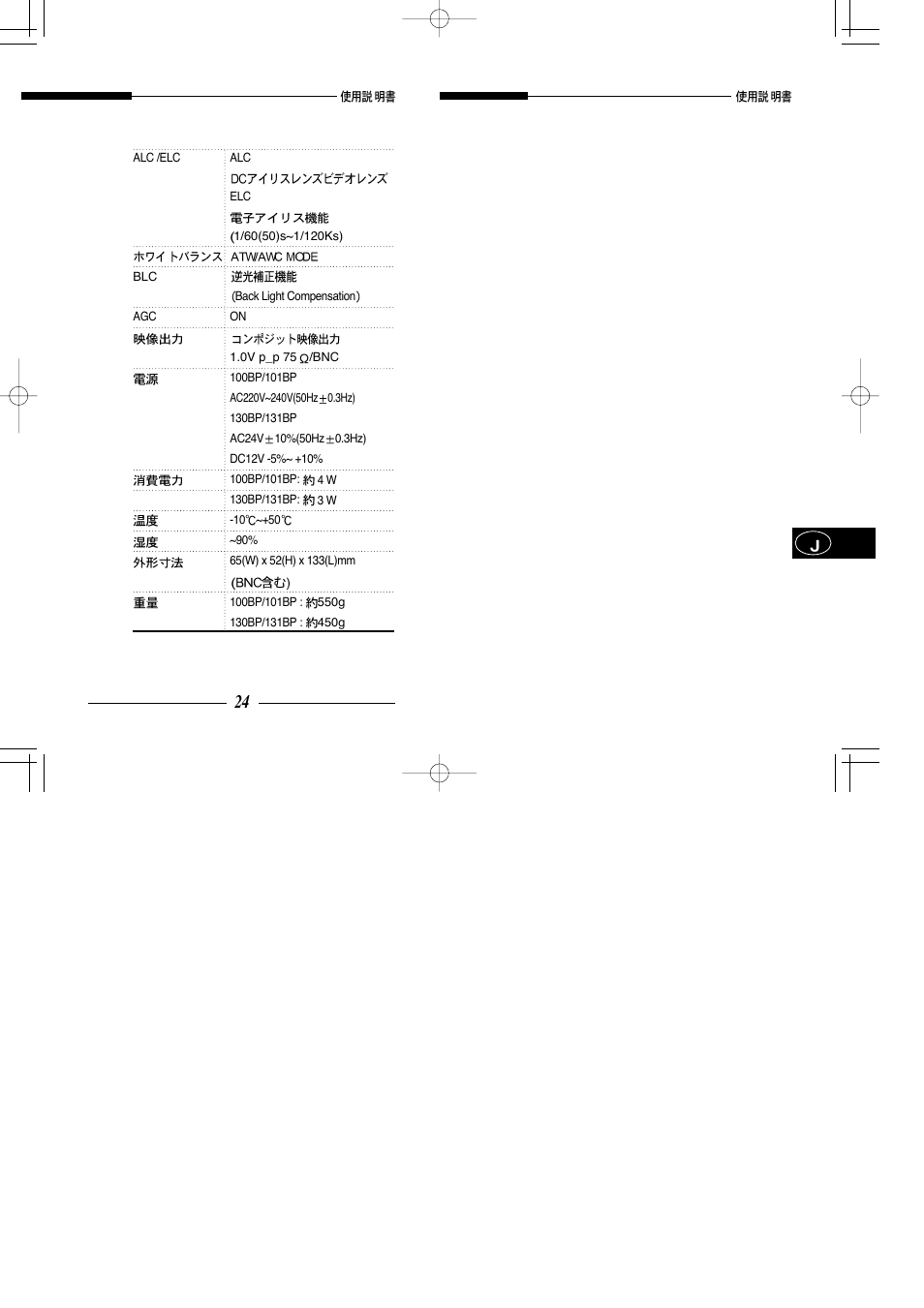 Samsung SCC-101BP User Manual | Page 99 / 99