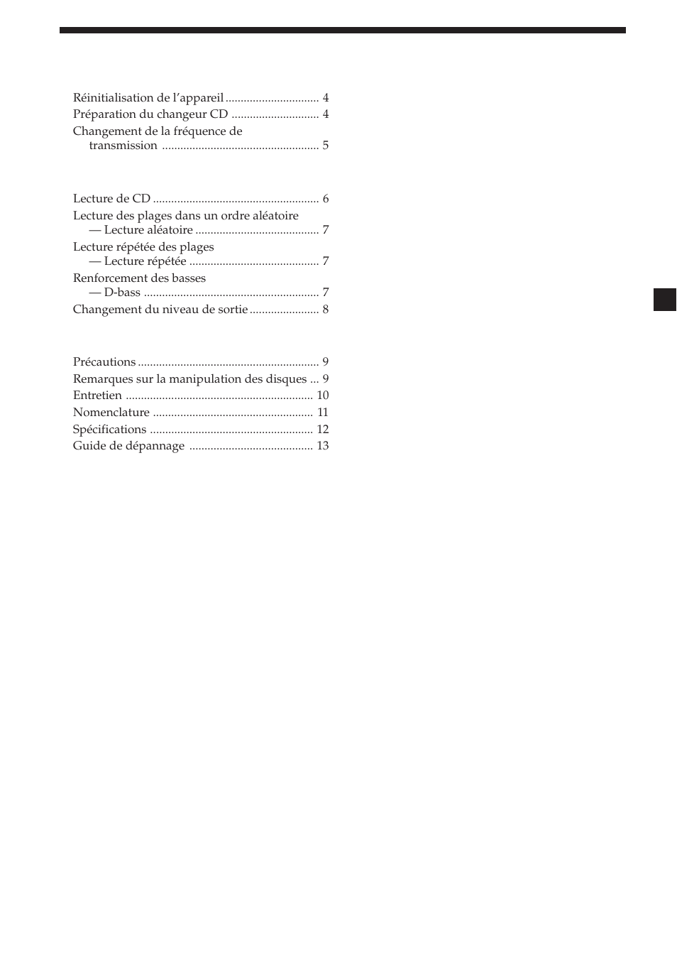 Sony CDX-454RF User Manual | Page 15 / 100