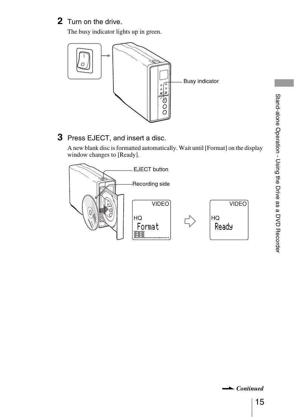Sony VRD-VC10 User Manual | Page 15 / 52