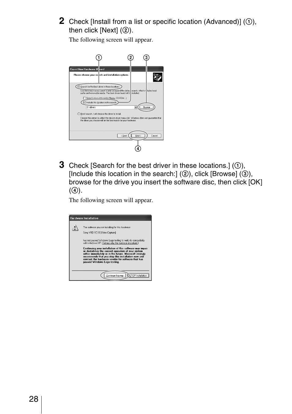 Sony VRD-VC10 User Manual | Page 28 / 52