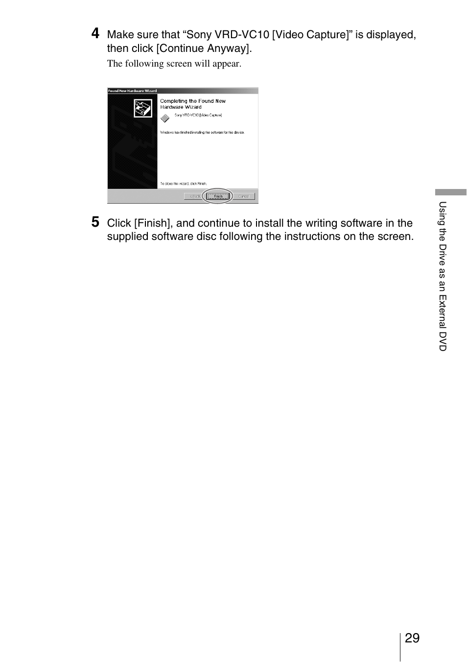 Sony VRD-VC10 User Manual | Page 29 / 52