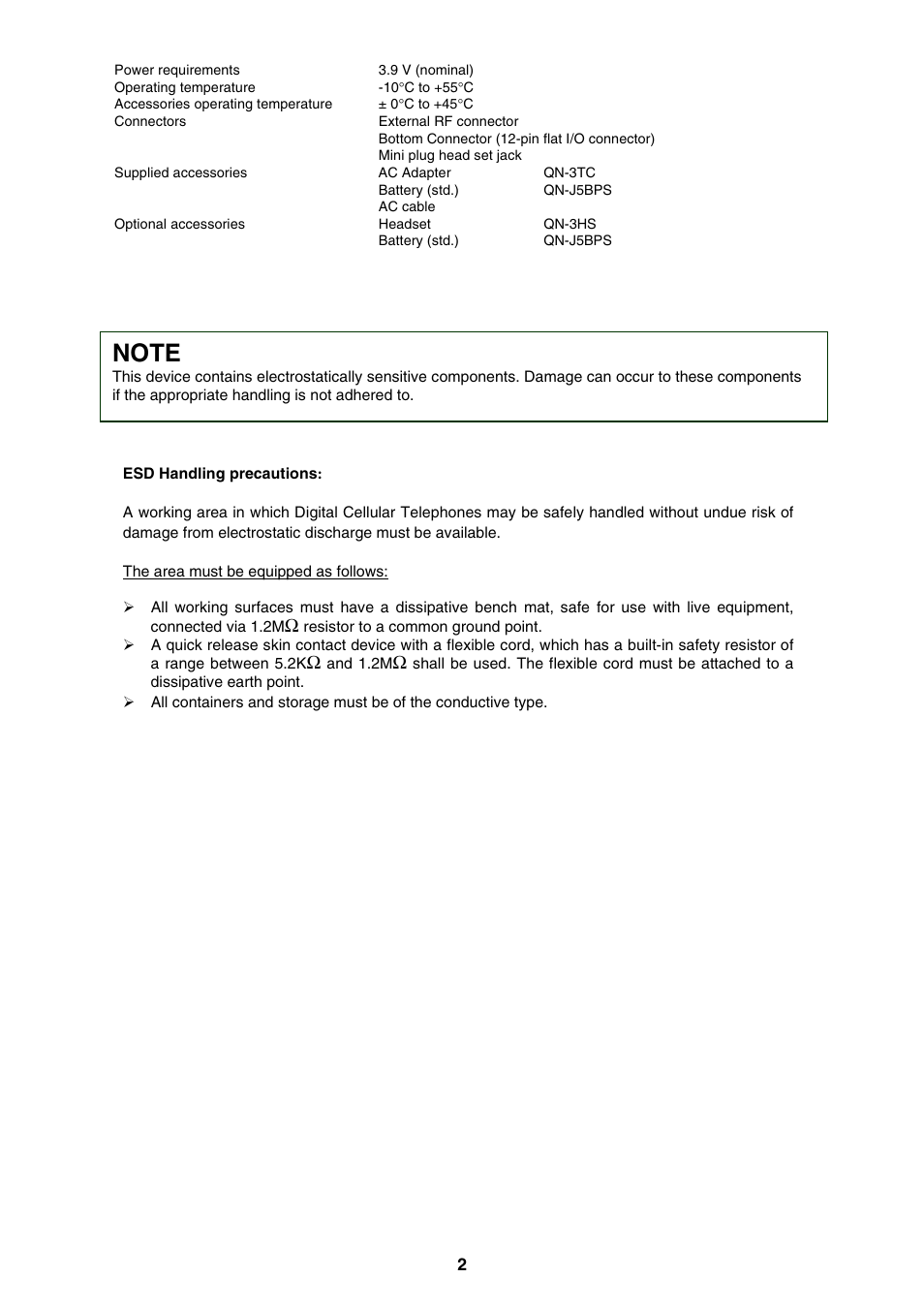 Sony CMD-J5 User Manual | Page 2 / 20