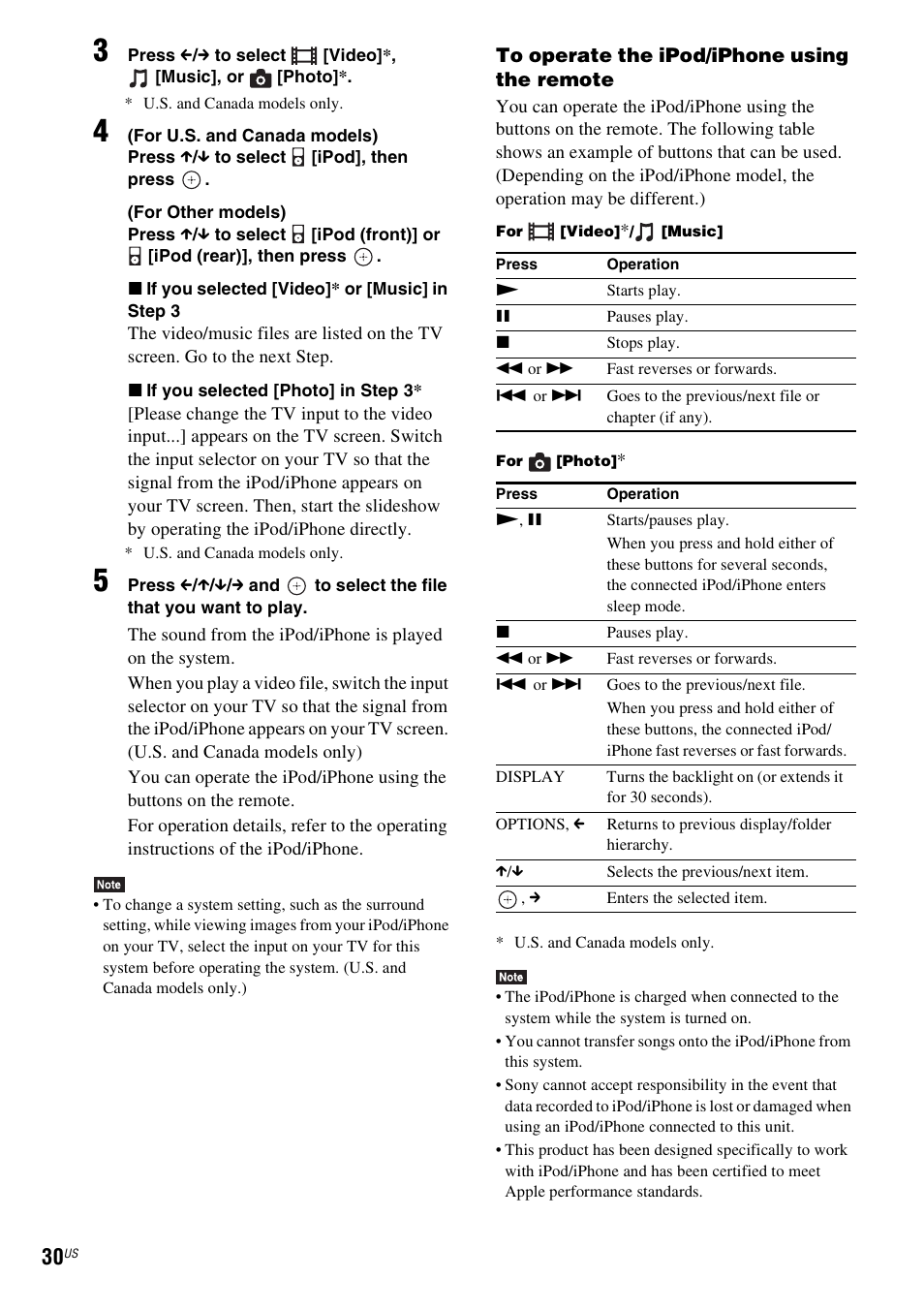 Sony Blu-Ray Disc/DVD Home theatre System BDV-E280 User Manual | Page 30 / 68